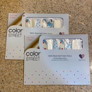 2 Color Street Type 1 Diabetes Nail Strip Sets